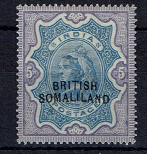 Image of Somaliland Protectorate SG 24a VLMM British Commonwealth Stamp